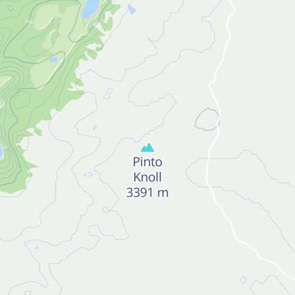 Map of Pinto Knoll