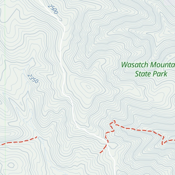 Map of Middle Mountain