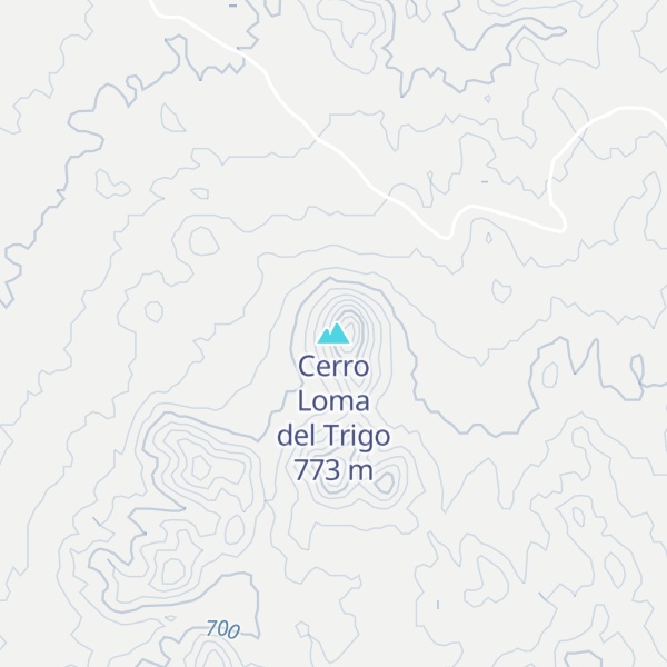 Map of Cerro Loma del Trigo