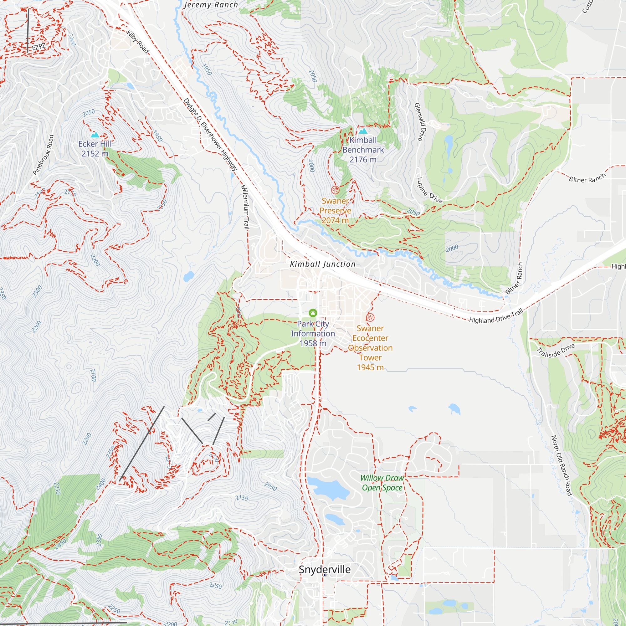 Park City Information map