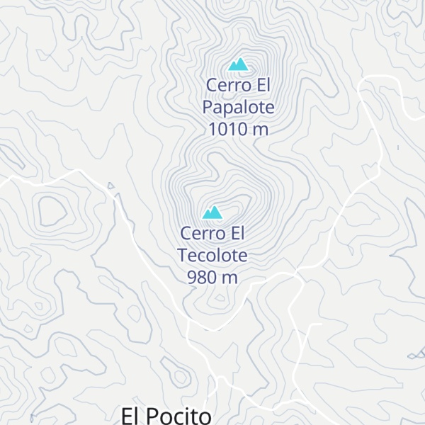 Map of Cerro El Tecolote