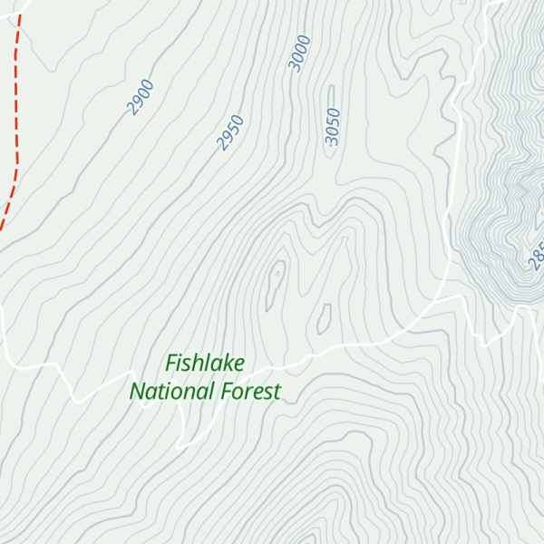 Map of Sheep Valley Ridge