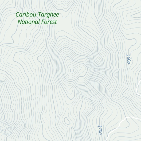 Map of Sherman Peak