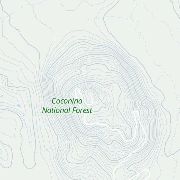 Map of Apache Maid Mountain