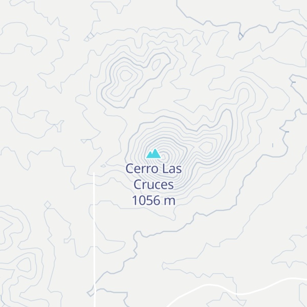 Map of Cerro Las Cruces