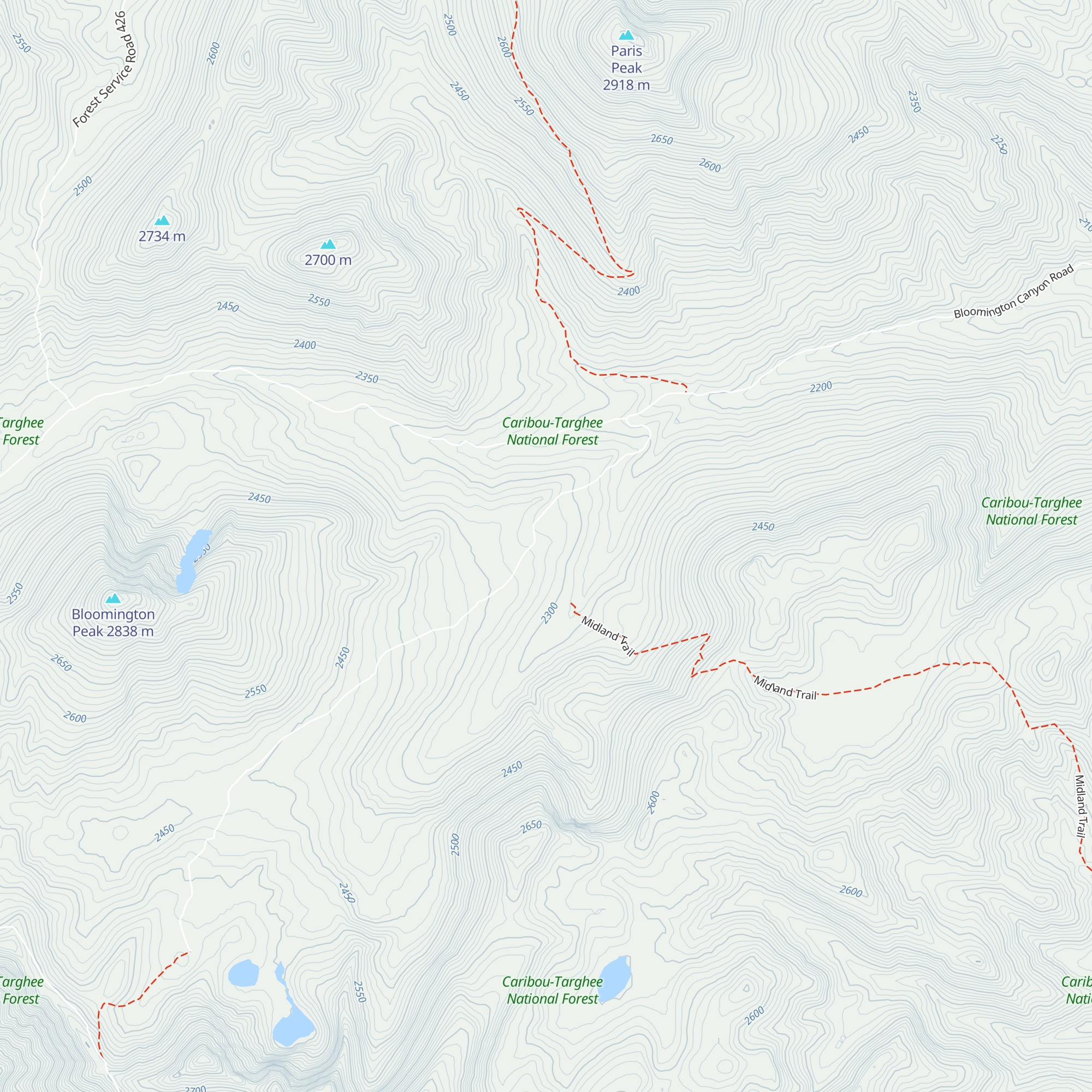 Bloomington Canyon Yurt map