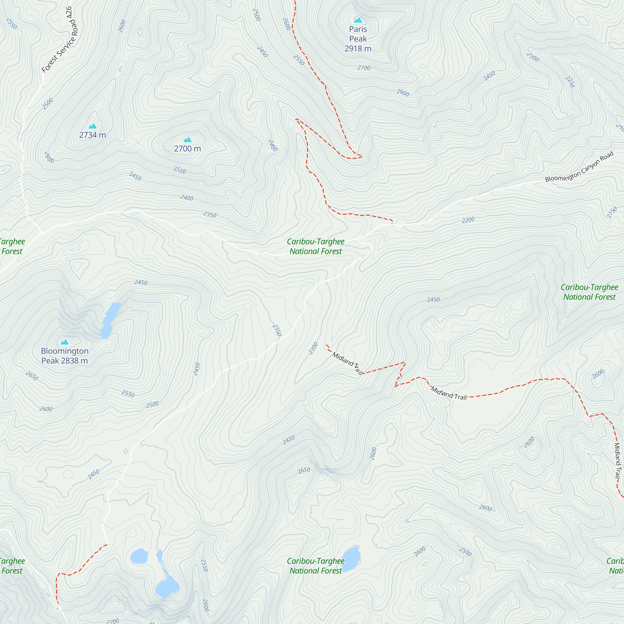 Bloomington Canyon Yurt map