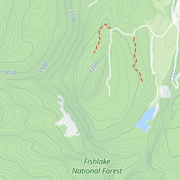 Map of Lookout Peak