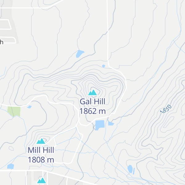 Map of Gal Hill