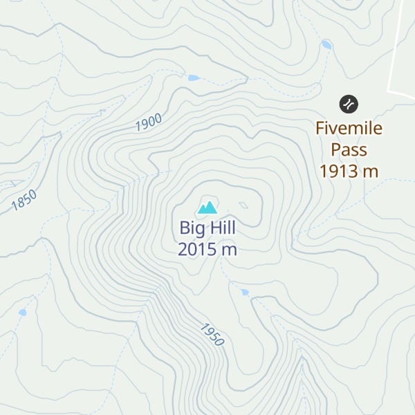 Map of Big Hill