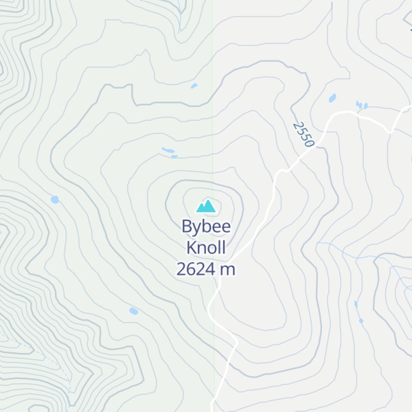 Map of Bybee Knoll