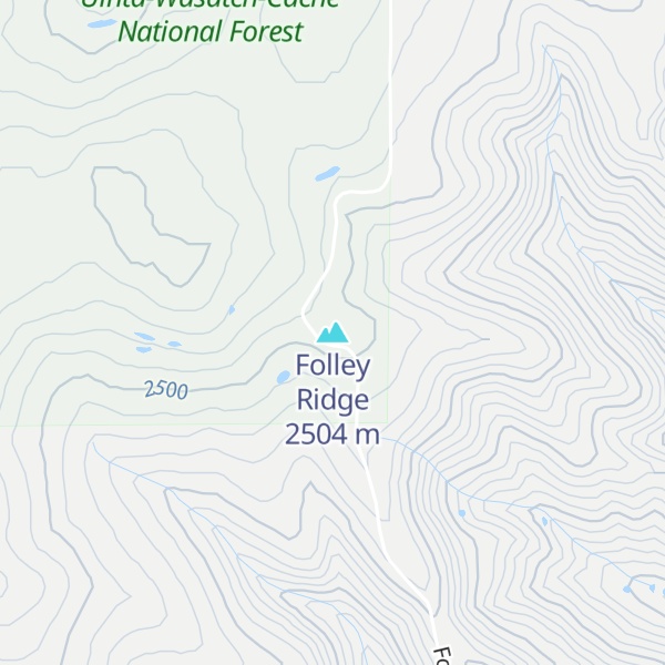 Map of Folley Ridge