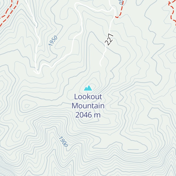 Map of Lookout Mountain