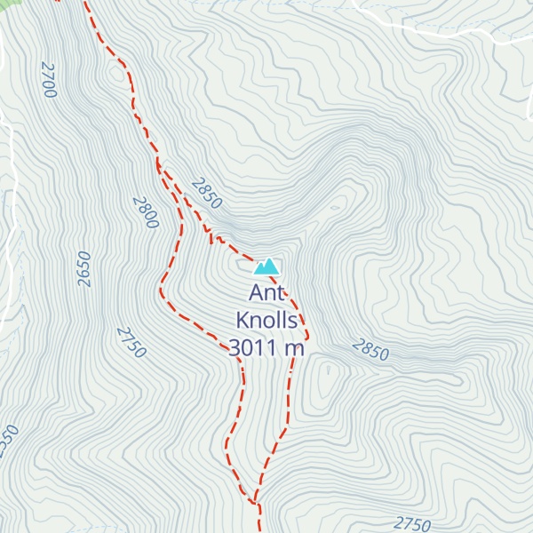 Map of Ant Knolls