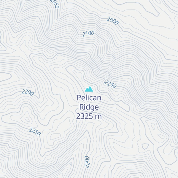 Map of Pelican Ridge