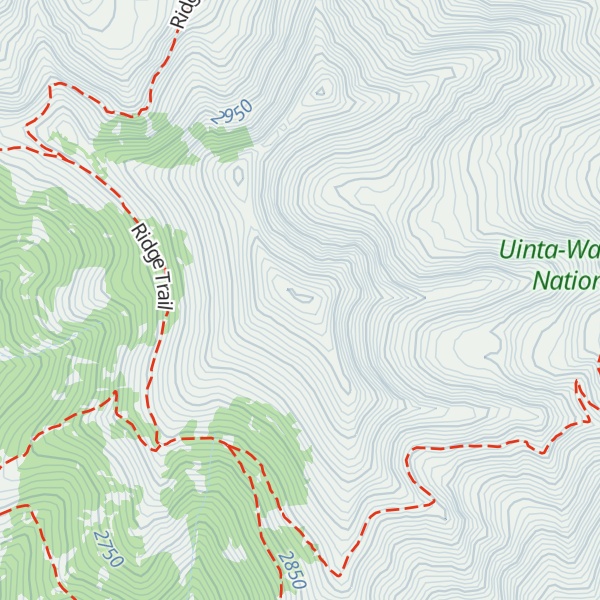 Map of Mill Canyon Peak