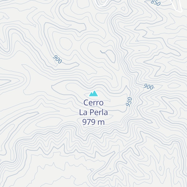 Map of Cerro La Perla