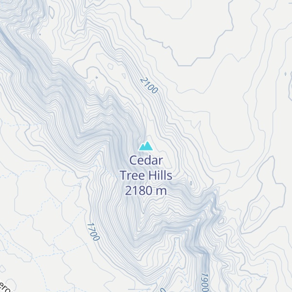 Map of Cedar Tree Hills