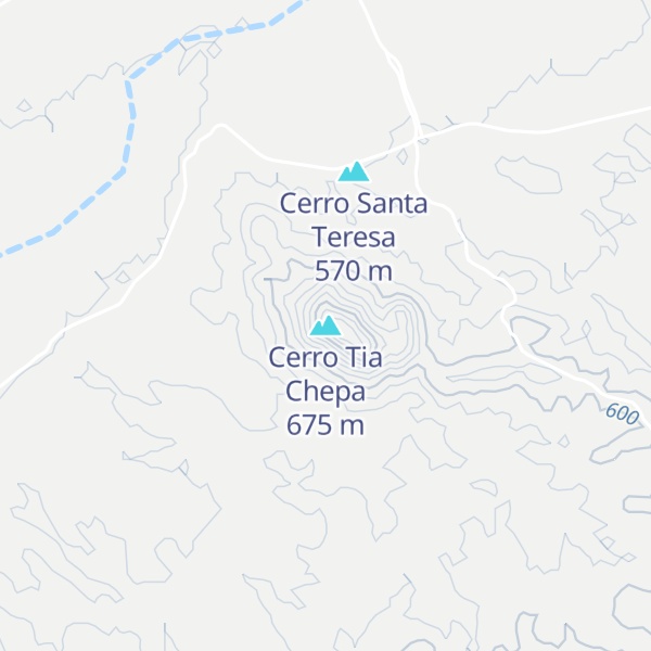 Map of Cerro Tia Chepa