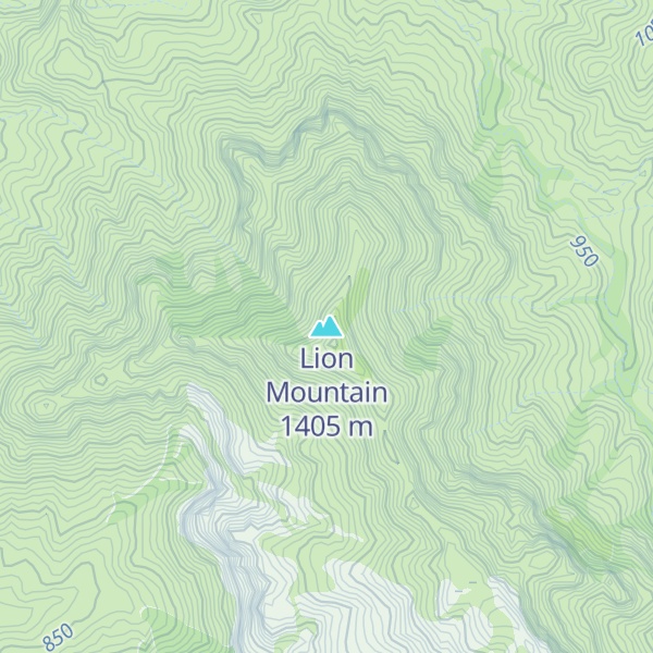 Map of Lion Mountain