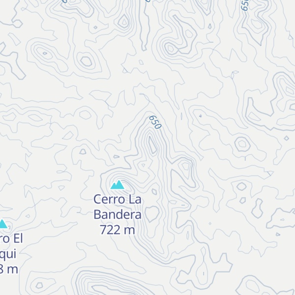 Map of Cerro La Cueva