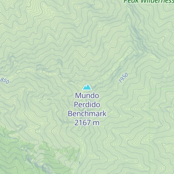 Map of Mundo Perdido Benchmark