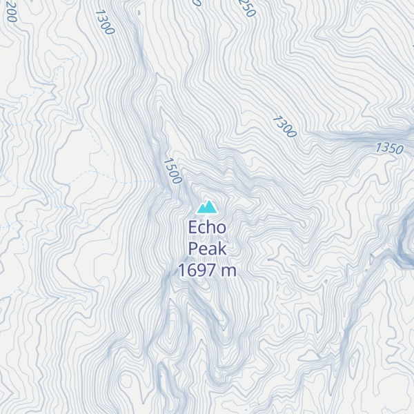 Map of Echo Peak