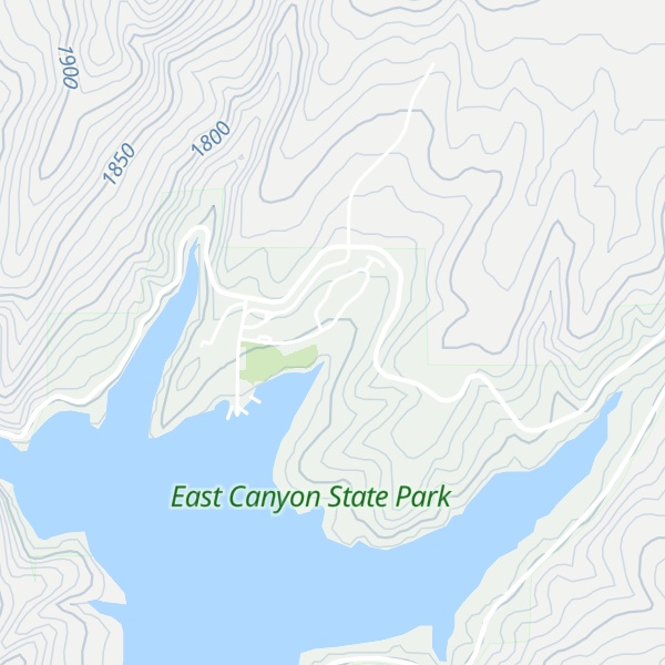 Map of East Canyon Yurt #1