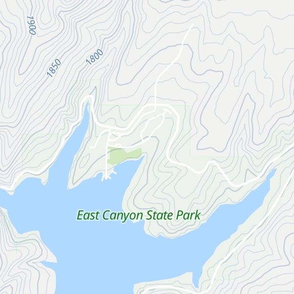 Map of East Canyon Yurt #2