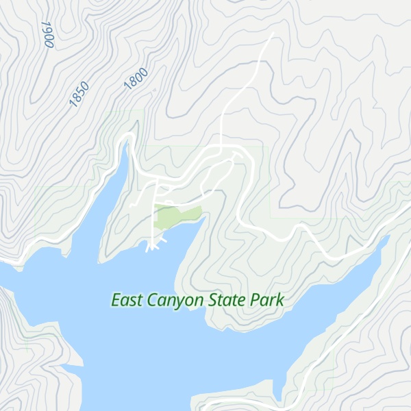 Map of East Canyon Yurt #3