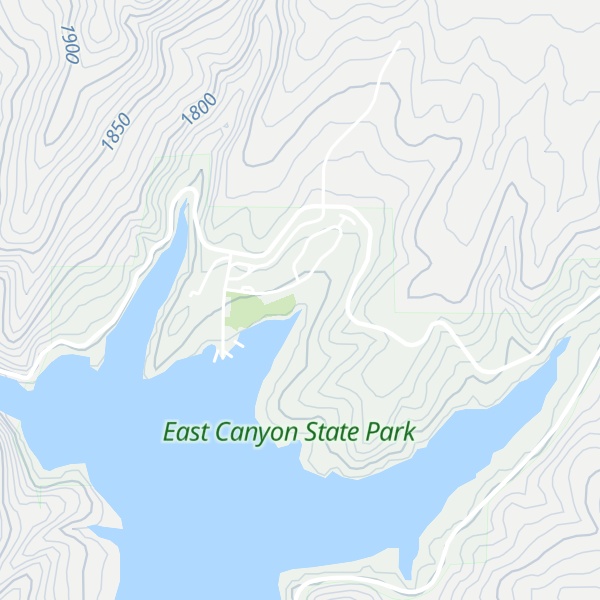 Map of East Canyon Yurt #4