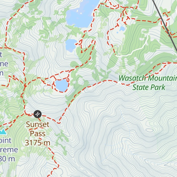 Map of Pioneer Peak