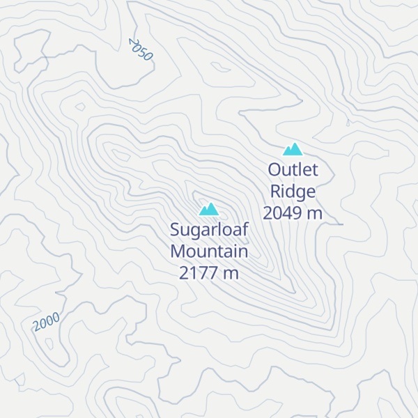 Map of Sugarloaf Mountain
