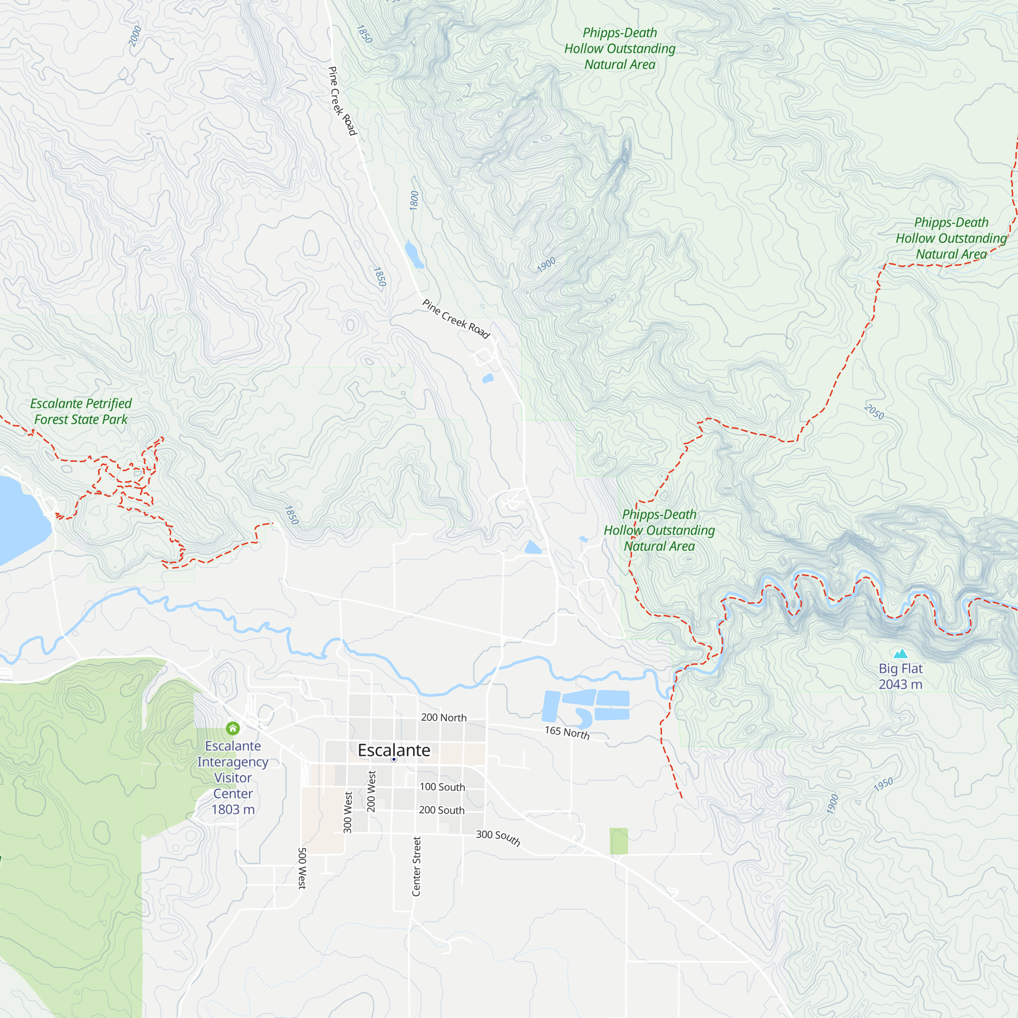 Cottonwood map