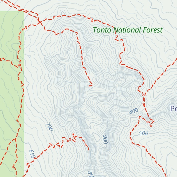 Map of Pass Mountain