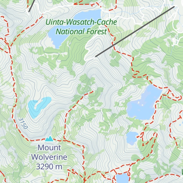 Map of Mount Millicent