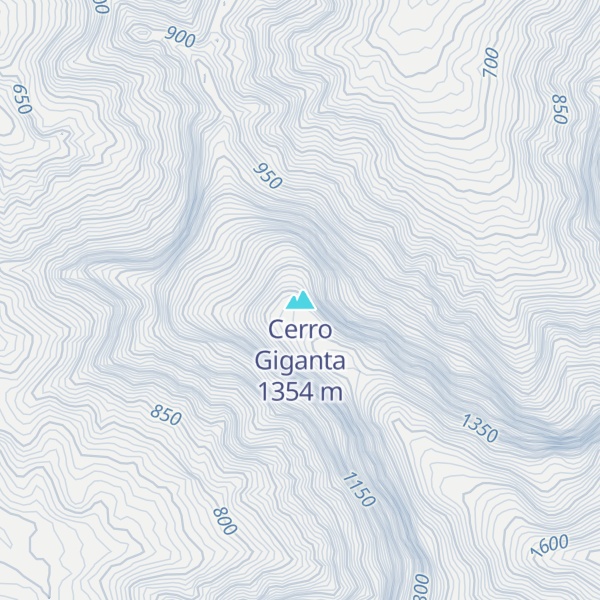 Map of Cerro Giganta
