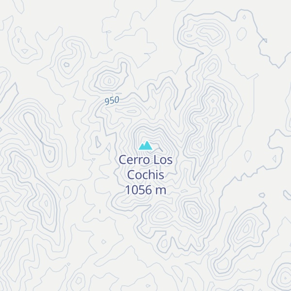 Map of Cerro Los Cochis