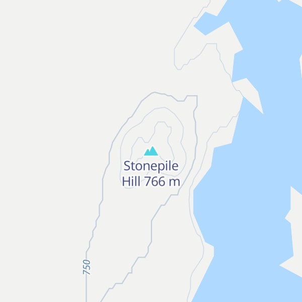 Map of Stonepile Hill