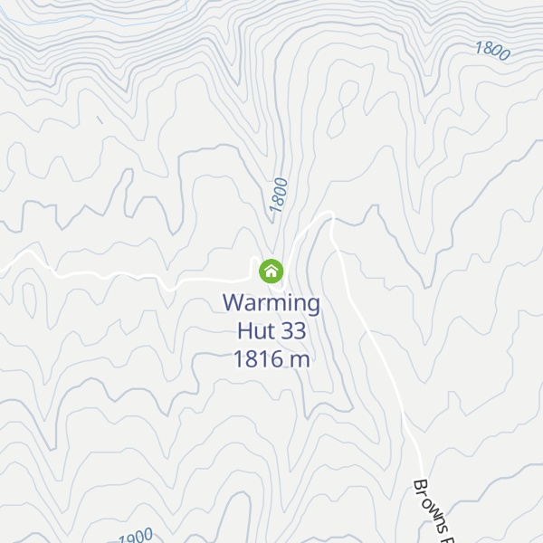 Map of Warming Hut 33