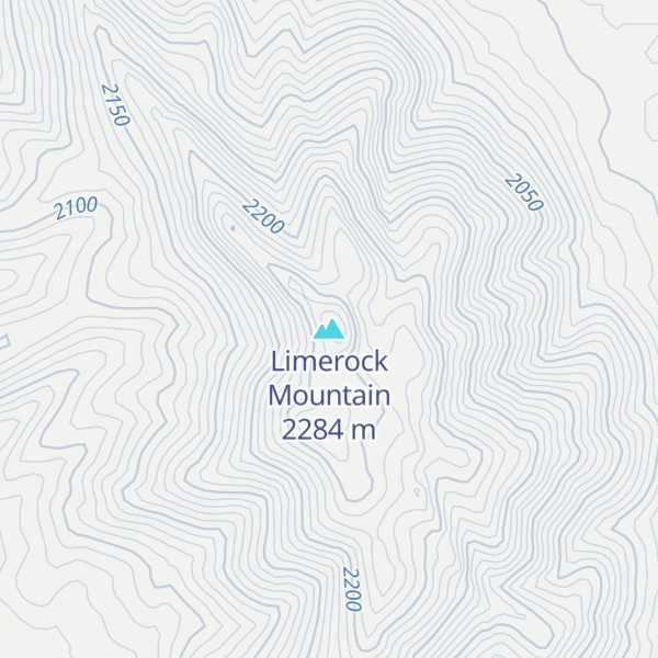 Map of Limerock Mountain