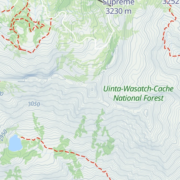 Map of Eagle Peak