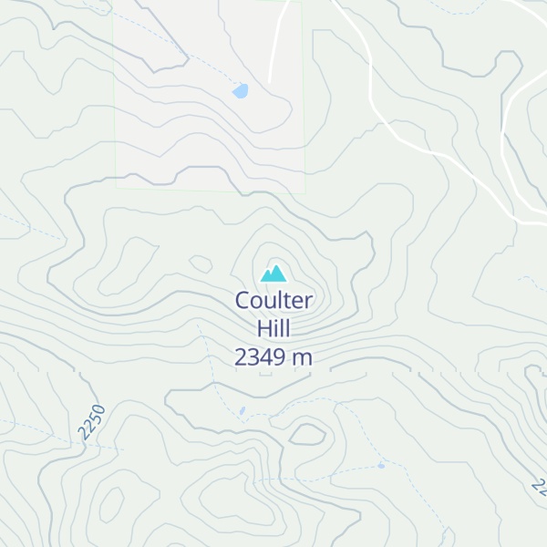 Map of Coulter Hill