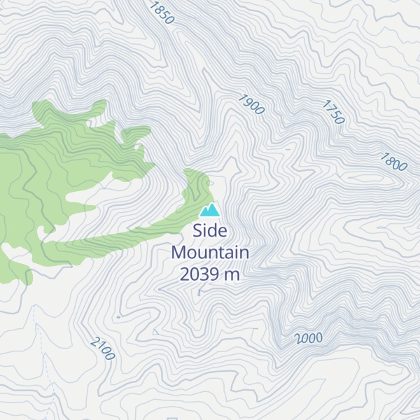 Map of Side Mountain