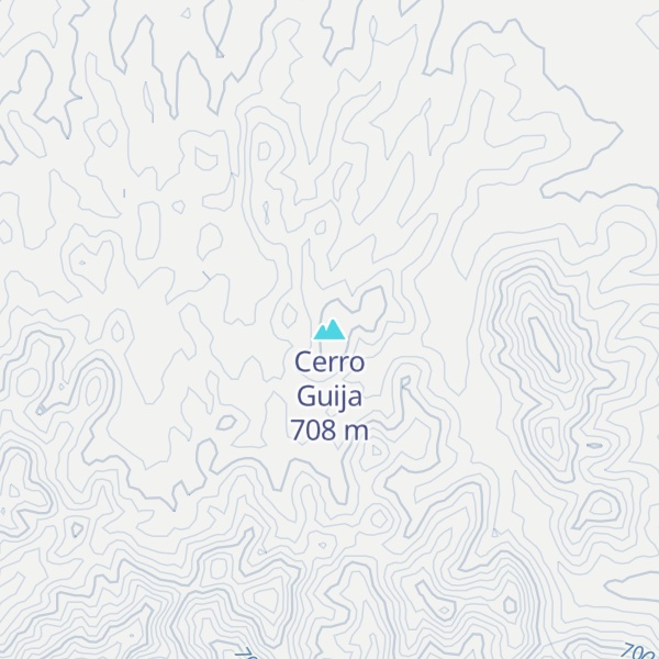 Map of Cerro Guija