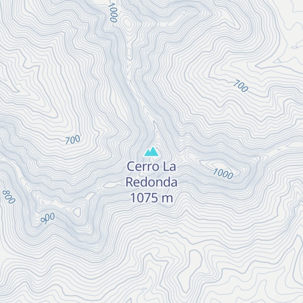 Map of Cerro La Redonda