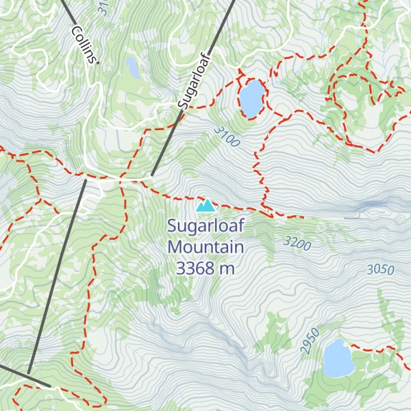 Map of Sugarloaf Mountain