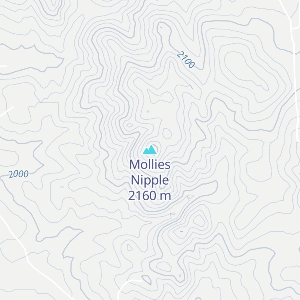 Map of Mollies Nipple