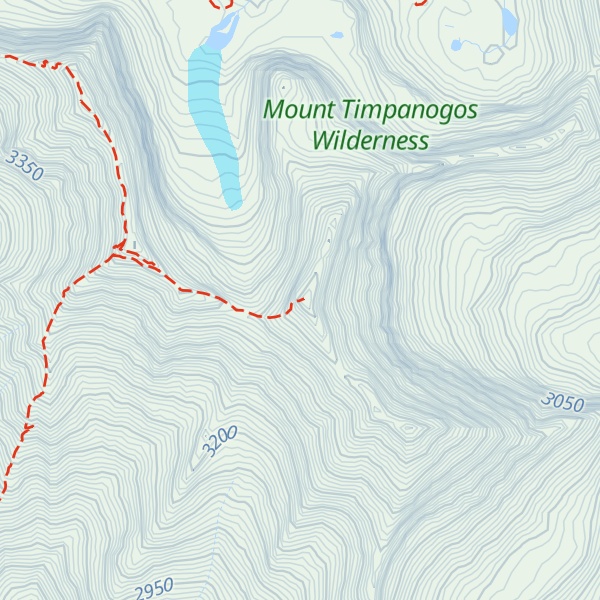 Map of South Timpanogos