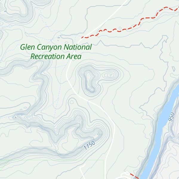 Map of Cathedral Rock